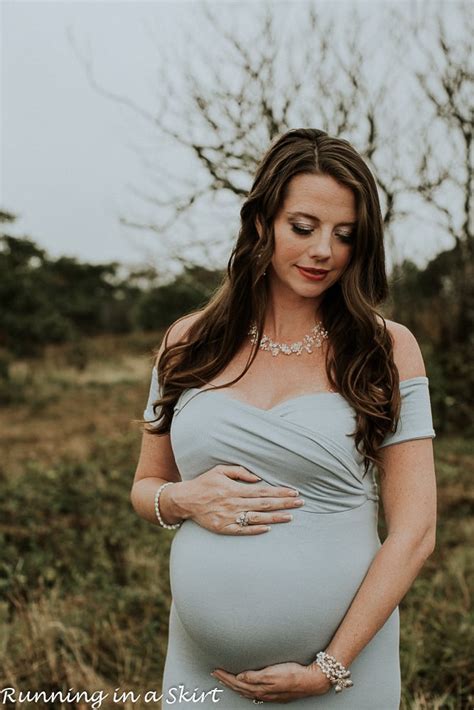 Twin Maternity Pictures Gorgeous Photo Shoot Running In A Skirt