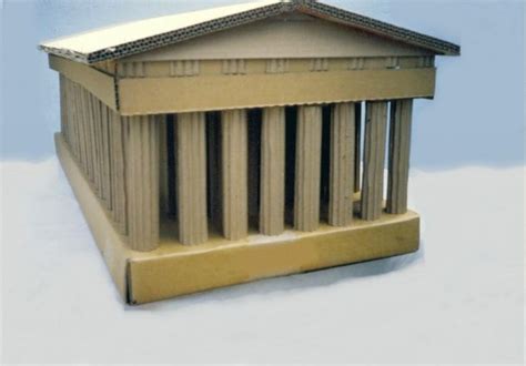 Image Result For Make A Greek Temple Out Of Cardboard Parthenon