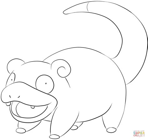 Slowpoke Pokemon Coloring Pages Coloring Pages Pokemon Coloring