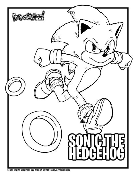 Ausmalbild Sonic Drawings How To Draw Sonic Coloring Pages Images And