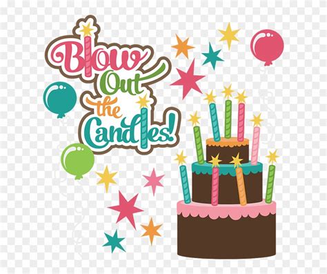 Cake Girl Cliparts Birthday Celebrant Word Clip Art Png Download