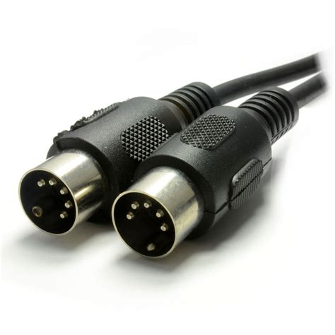 Midi 5 Pin Din Plug To 5 Pin Din Plug Cable 1m2m3m5m6m Black Ebay