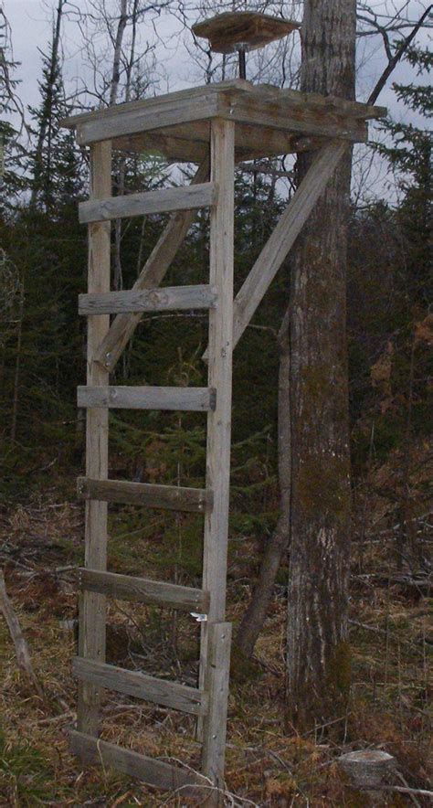 Here Wood Tripod Deer Stand Plans ~ Grand Woodworking Plans