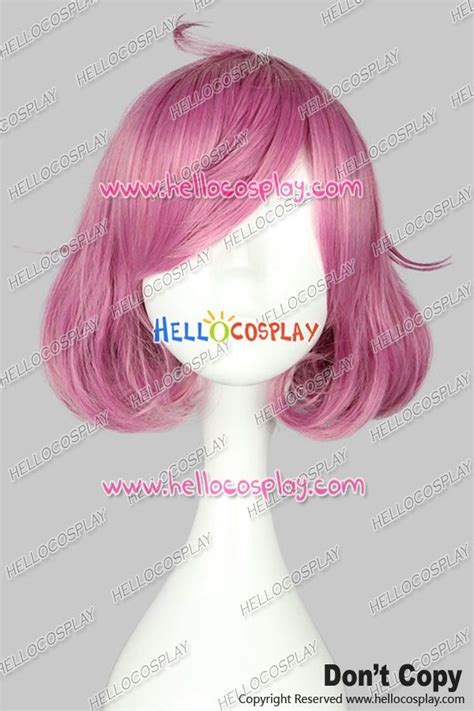 Noragami Kofuku Cosplay Wig Pink Short Curly Ahoge