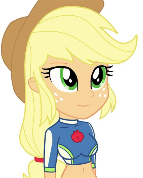 Applejack Belly Button Breasts Clothes Edit Equestria