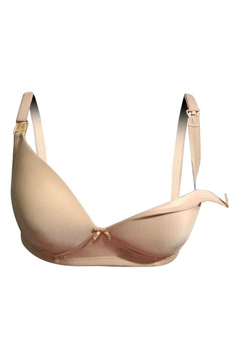 Buy Padded Non Wired Full Cup Feeding Bra In Nude Colour Online India