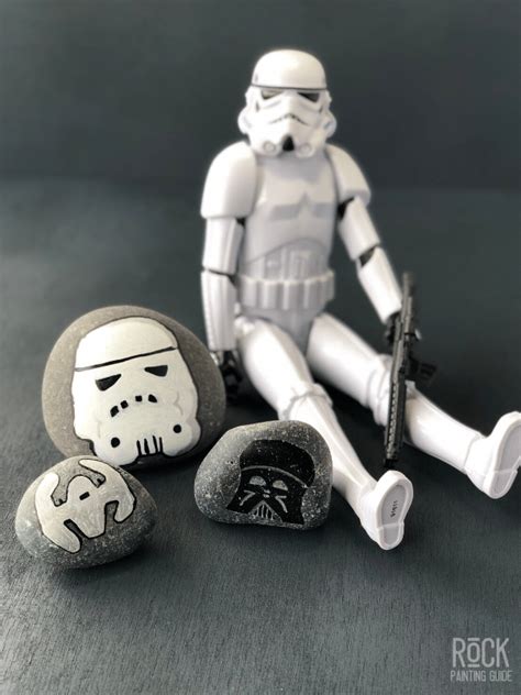 Cool Star Wars Painted Rock Crafts Kids Will Love