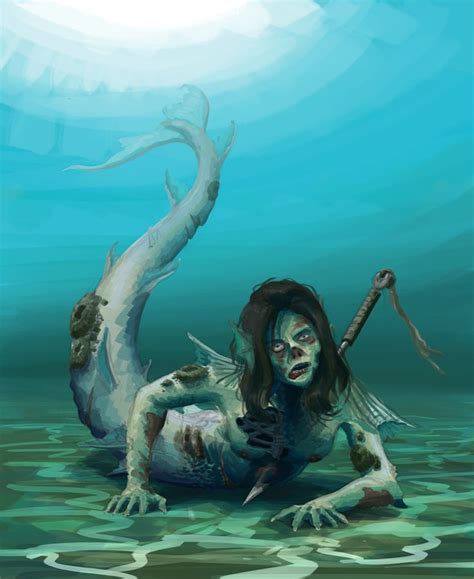 Mythological Creatures Fantasy Creatures Mythical Creatures Sea Creatures Mermaid Art