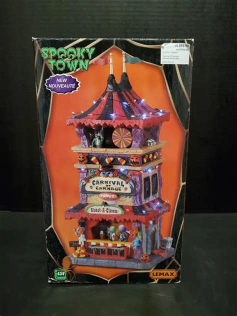 Lemax Spooky Town Carnival Of Carnage 15727 5500 Picclick