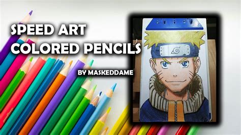 Naruto Naruto Colored Pencils Speed Art Youtube