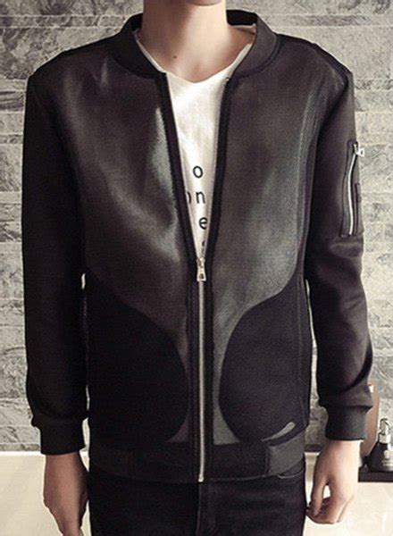 neutral nova man — 21 33 zipped black leather jacket get it here