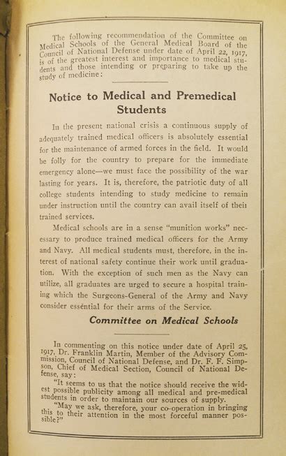 Hahnemann Medical College In World War I The Legacy Center Archives
