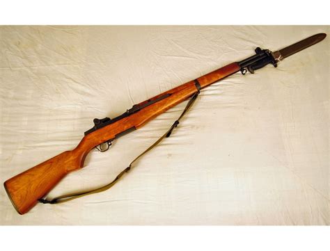 H And R M1 30 Cal Garand With Bayonet