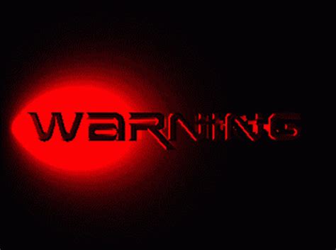 Red Flashing Lights Warning 