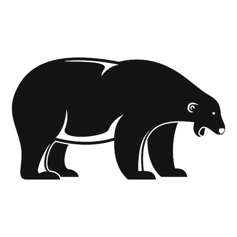 Premium Vector Polar Bear Howl Icon Simple Illustration Of Polar Bear Howl Vector Icon For Web