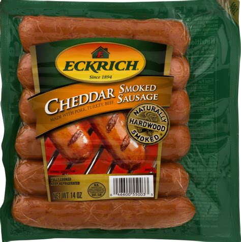Eckrich Cheddar Smoked Sausage 6 Ct Eckrich46600550033 Customers