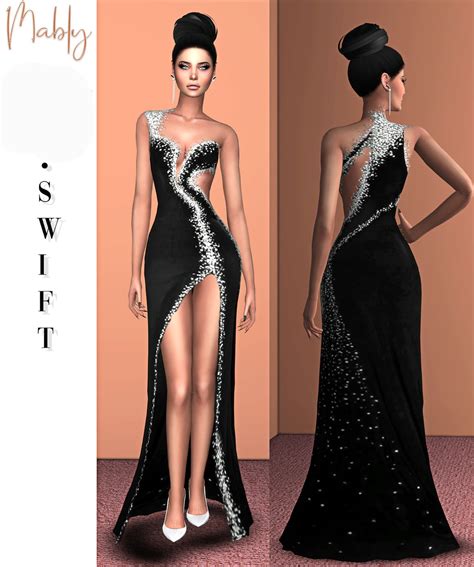 Mably Store Swift Gown Download Sims 4 Dresses Dress Party Dress Codes