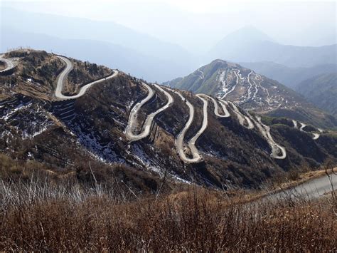 Zigzag Roads In Old Silk Route In East Sikkim India Rtravel