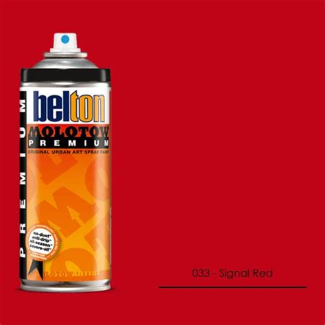 Signal Red Aerosol Spray Paint 400ml Can In Satin Semi Gloss Finish