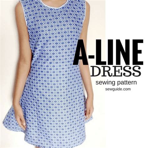 Make An A Line Dress Free Sewing Pattern And Tutorial Sew Guide