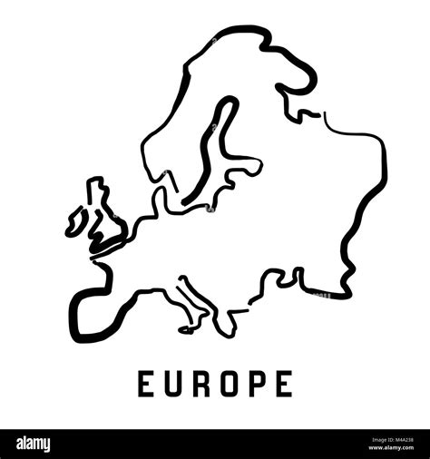 Europe Map Outline Vector Outline Map Of Europe Worldatlas The Best Porn Website