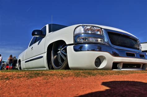 Forged Photography Bring The Noize 2014 Slammed Gmc Sierra 2