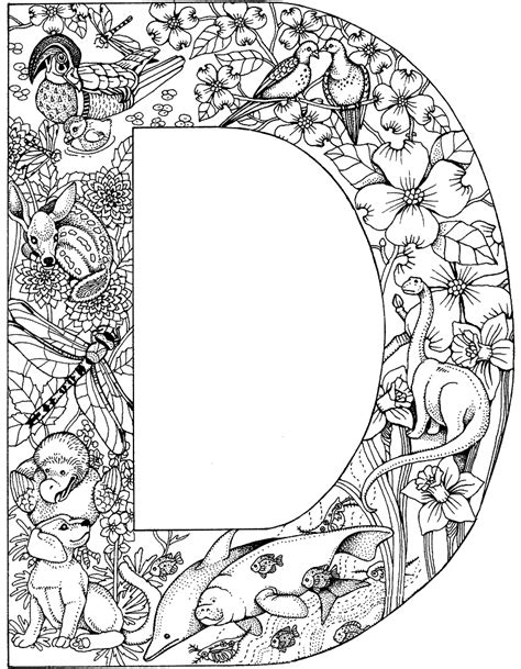 Top 20 Printable Letter D Coloring Pages Online Coloring Pages