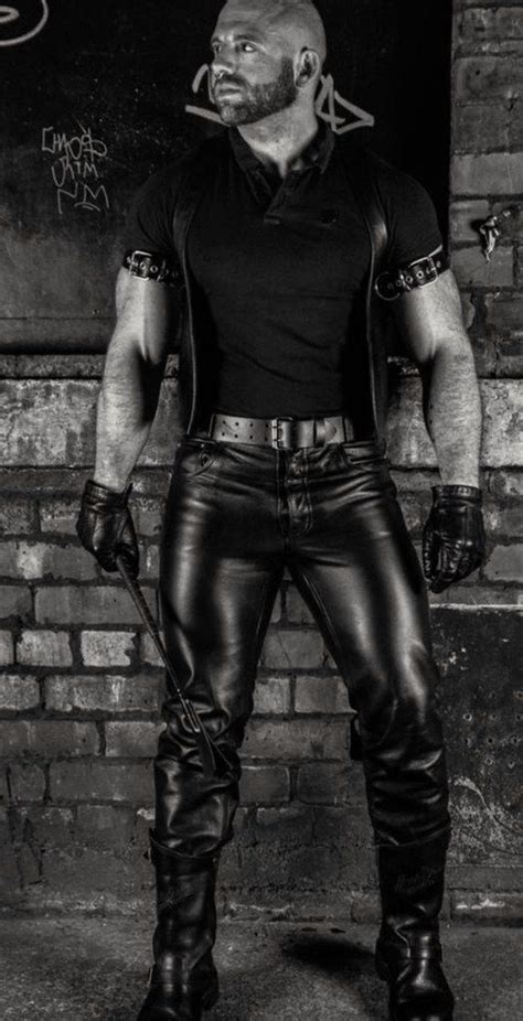 Leather And The Men Who Wear It Leather Fashion Men Mens Leather