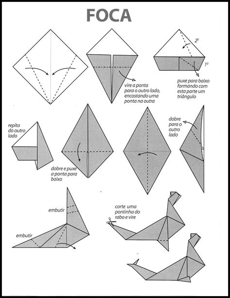 Resultado de imagem para fácil de fazer animais Origami passo a passo