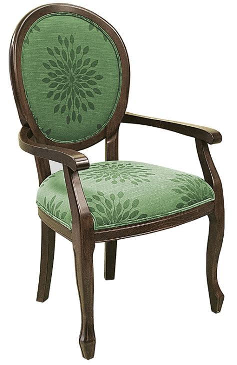 Shop our extensive selection of folding chairs with cushions. Cabriole Style Wood Restaurant Arm Chair with Upholstered ...