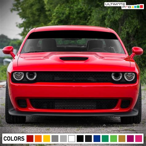 windshield banner sun visor strip decal sticker vinyl dodge challenger