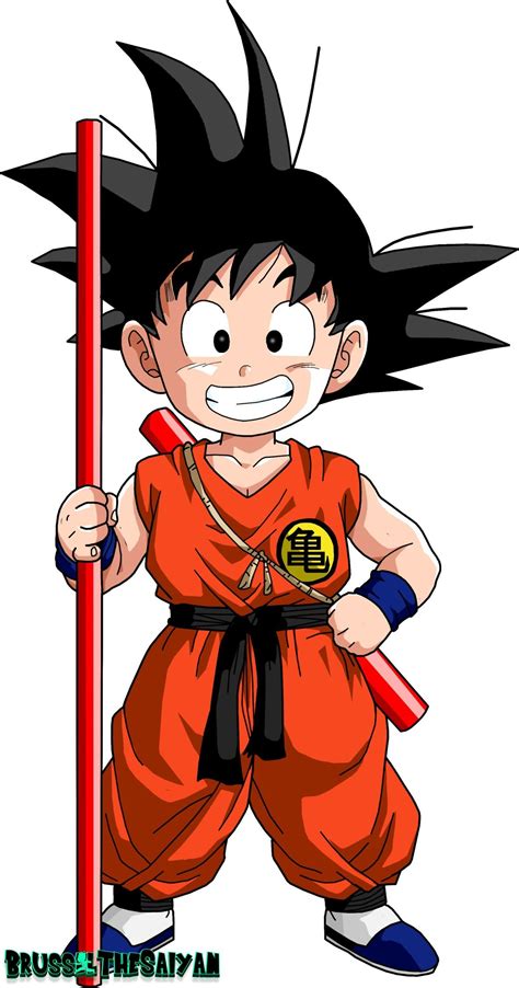 Desenho Do Goku Pequeno Goku A Personagem Protagonista Da S Rie De Anima O Japonesa Dragon Ball