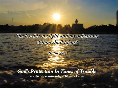 Gods Promises To You Gods Protection In Times Of Trouble