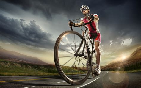 Download Wallpapers Bicycle Road Bike Cyclist Cycling Concepts For