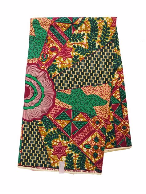 African Fabric African Print Fabric By The Yard African Wax Etsy