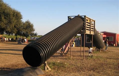 I love incorporating things for the kiddos in our decor. Culvert pipe playscape | outdoors | Pinterest | Church and ...