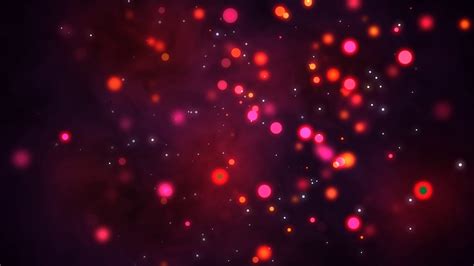 Glowing Red Particles Free Animation Loop Background Youtube