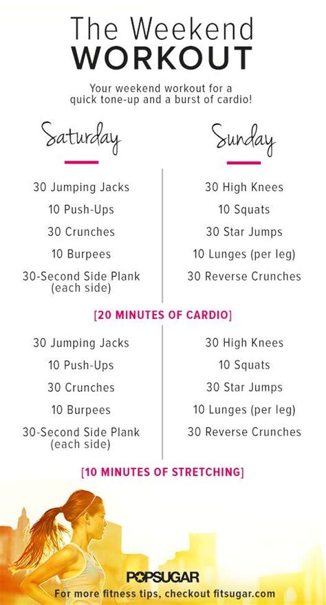 in a workout rut these 50 workout posters are the answer weekend workout popsugar fitness