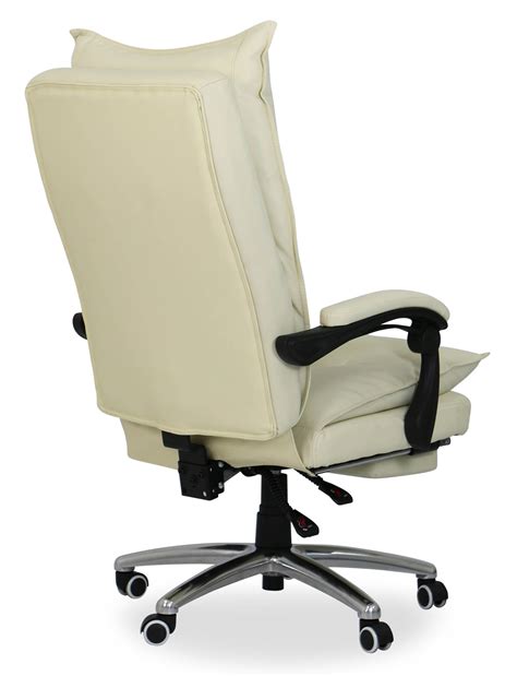 Deluxe Pu Executive Office Chair Beige Furniture And Home Décor