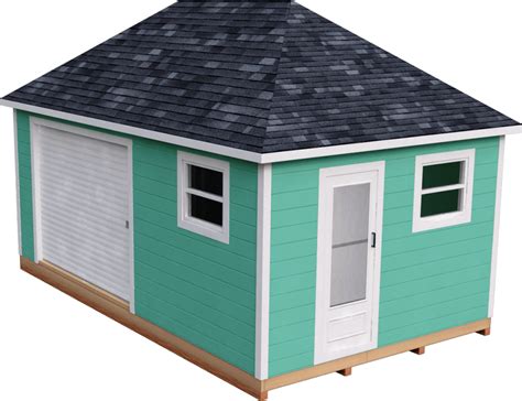 Diy 12x20 Hip Roof Storage Shed Plan 3dshedplans™