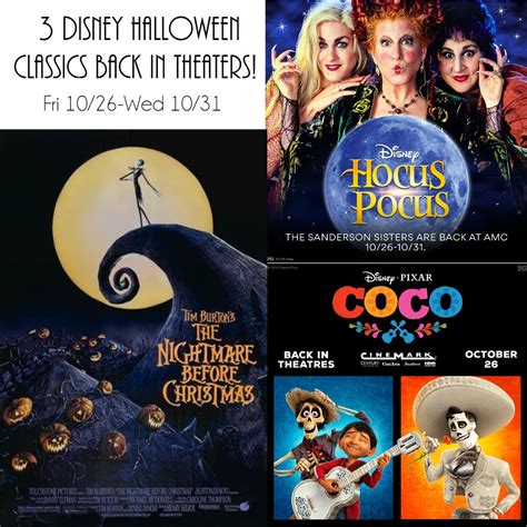 3 Disney Halloween Classics Back In Theaters Life With Lovebugs