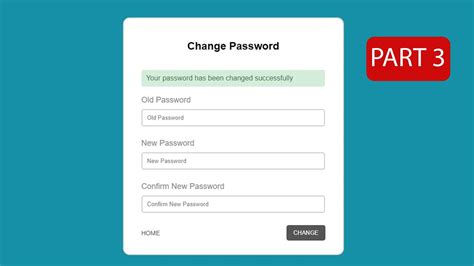 Php Profile System Change Password Youtube
