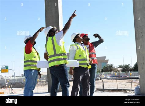 Men Working Together In Construction Projects Stock Photo Alamy