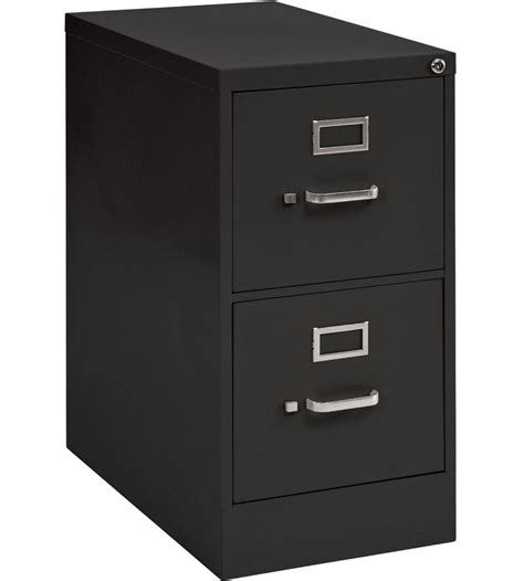 The cabinet features a smart, efficient design that works well in small spaces and fits under most work surfaces or desks. 2-Drawer File Cabinet in File Cabinets