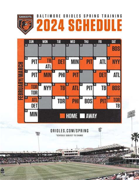 Rays Braves Orioles Pirates 2024 Spring Training Schedules