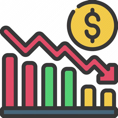Financial Loss Losses Decline Market Icon Download On Iconfinder