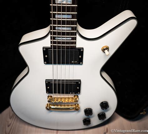 Dean Guitars Cadillac 2000s White Guitar For Sale The Official Johan