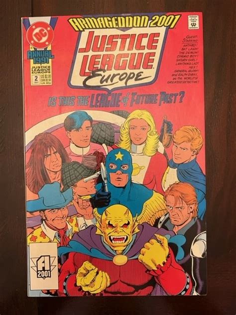 Justice League Europe Annual 2 Direct Edition 1991 Nm Comic