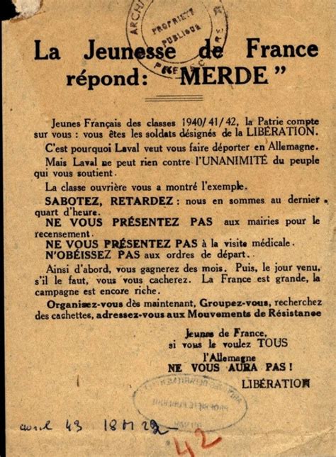 Séquence Iv La France Défaite Et Occupée Régime De Vichy