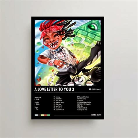 Trippie Redd Poster A Love Letter To You 3 Album Cover Poster